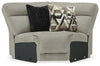 Colleyville - Seccional reclinable eléctrico de 5 piezas con chaise longue