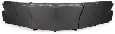 Seccional reclinable eléctrico Samperstone de 6 piezas
