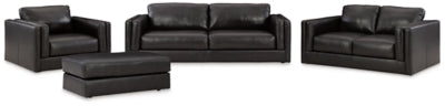 Sofá, loveseat, sillón extragrande y otomana Amiata
