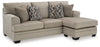 Sofá chaise longue y sillón extragrande Stonemeade