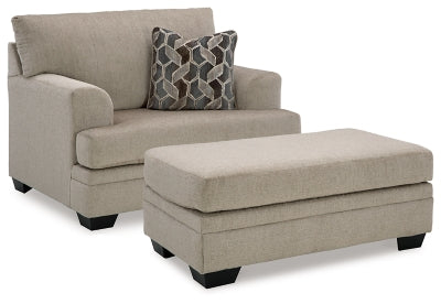 Silla y otomana extragrandes Stonemeade