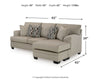 Sofá chaise longue Stonemeade