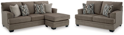 Sofá chaise longue y loveseat Stonemeade