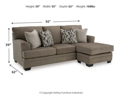 Sofá chaise longue y reclinable Stonemeade