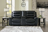 Loveseat reclinable eléctrico Warlin con consola