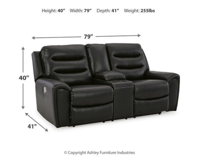 Warlin Power Reclining Sofa and Loveseat