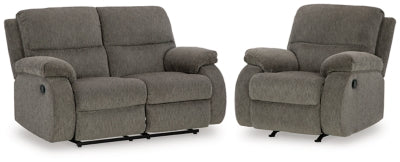 Scranto Reclining Loveseat and Recliner
