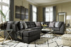 Seccional de 3 piezas con chaise longue Reidshire