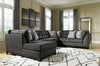 Seccional de 3 piezas con chaise longue Reidshire