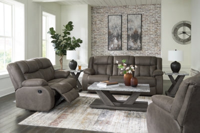 First Base Reclining Sofa, Loveseat and Recliner