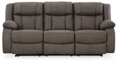 First Base Reclining Sofa and Loveseat