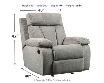 Sofá reclinable, loveseat y sillón reclinable Mitchiner