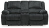 Draycoll Reclining Loveseat with Console and Recliner