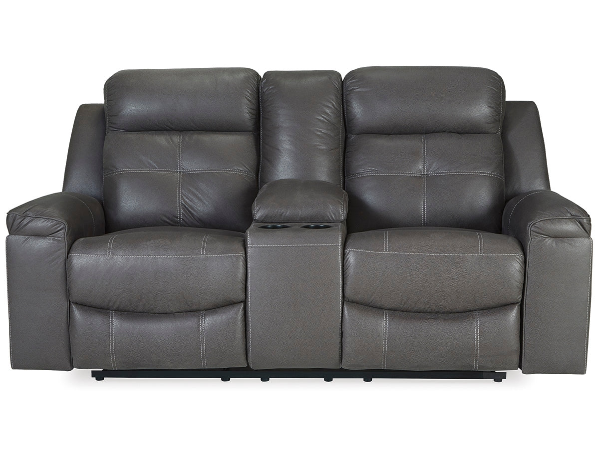 Loveseat reclinable Jesolo con consola