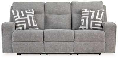 Sofá y loveseat reclinables eléctricos Biscoe