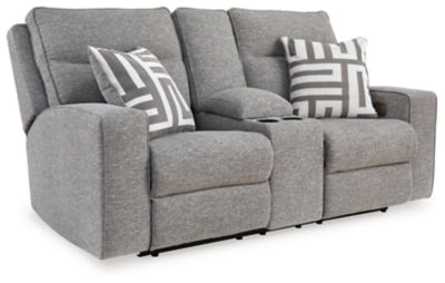 Loveseat reclinable eléctrico Biscoe