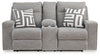 Sofá reclinable eléctrico, loveseat y sillón reclinable Biscoe