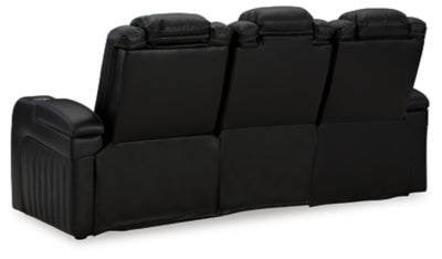 Caveman Den Power Reclining Sofa and Loveseat