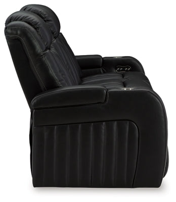 Caveman Den Power Reclining Sofa and Loveseat