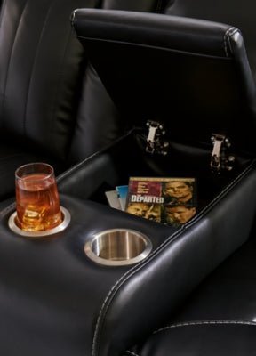 Caveman Den Power Reclining Sofa and Loveseat