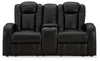 Sofá reclinable eléctrico y loveseat Caveman Den