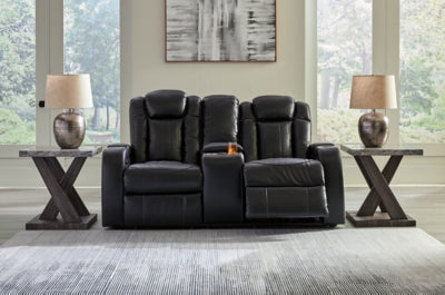 Caveman Den Power Reclining Sofa and Loveseat