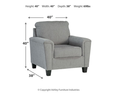 Leeshan Chair and Ottoman