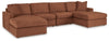 Seccional Modmax de 4 piezas con chaise longue