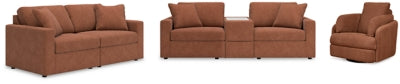 Sofá seccional de 3 piezas, loveseat seccional de 2 piezas y sillón reclinable giratorio Modmax