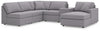 Seccional Modmax de 6 piezas con chaise longue