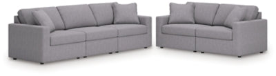 Sofá seccional de 3 piezas y loveseat seccional de 2 piezas Modmax