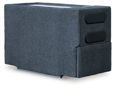 Seccional Modmax de 8 piezas con sistema de audio y chaise longue