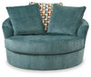 Silla giratoria extragrande con acento Laylabrook