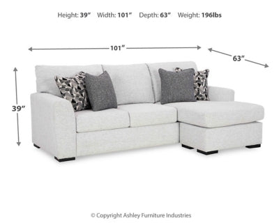Sofá chaise longue Tasselton