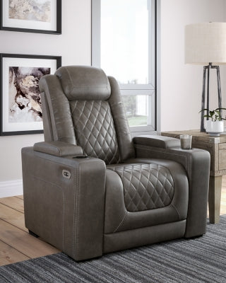 Sofá reclinable eléctrico HyllMont y sillón reclinable eléctrico