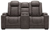 Loveseat reclinable eléctrico y sillón reclinable eléctrico HyllMont