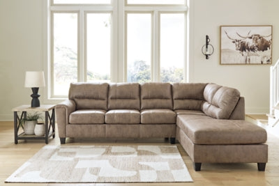 Navi 2-Piece Sectional Sofa Sleeper Chaise