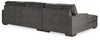 Seccional de 2 piezas Coulee Point con chaise longue