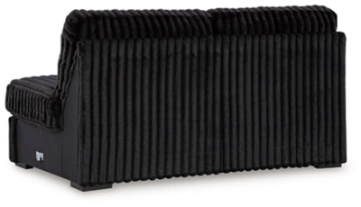 Seccional de 4 piezas y chaise longue extragrande Midnight-Madness