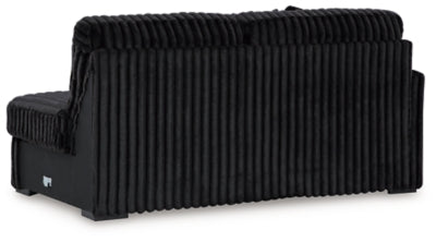 Seccional de dos piezas y chaise longue extragrande Midnight-Madness