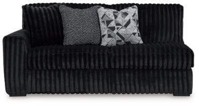 Seccional de 4 piezas y chaise longue extragrande Midnight-Madness