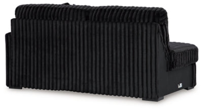 Sofá seccional de 3 piezas, chaise longue y otomana decorativa extragrande Midnight-Madness