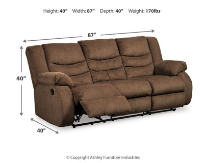 Tulen Reclining Sofa with Recliner