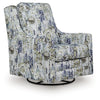 Sillón giratorio con acento deslizante Dustinford