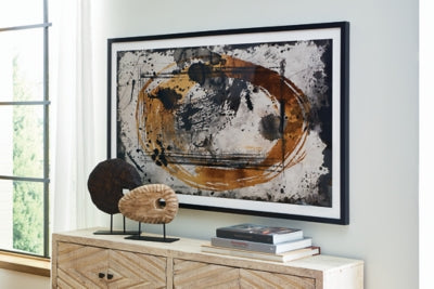 Arte de pared con hendiduras