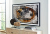Arte de pared con hendiduras