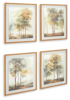 Arte de pared Bryneford (juego de 4)