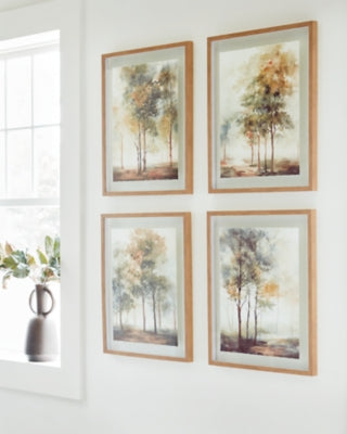 Arte de pared Bryneford (juego de 4)