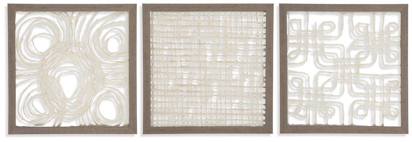 Decoración de pared Odella (juego de 3)
