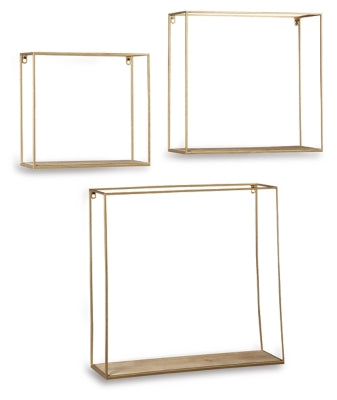 Estante de pared Efharis (juego de 3)